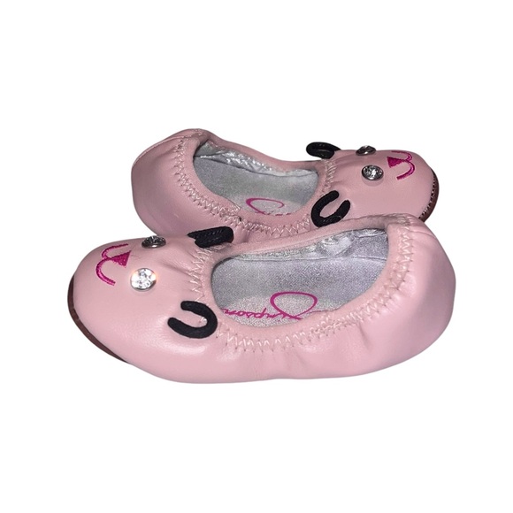 Jessica Simpson Millie Blush Ballet Flats - Infant Size 4 - Picture 3 of 9